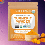 organic turmeric powder made from turmeric root