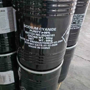 sodium cyanide (nacn) 50kg drum purity: 98%