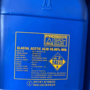  glacial acetic acid 99.80% (35kg drum)