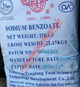 sodium benzoate 25kg bag